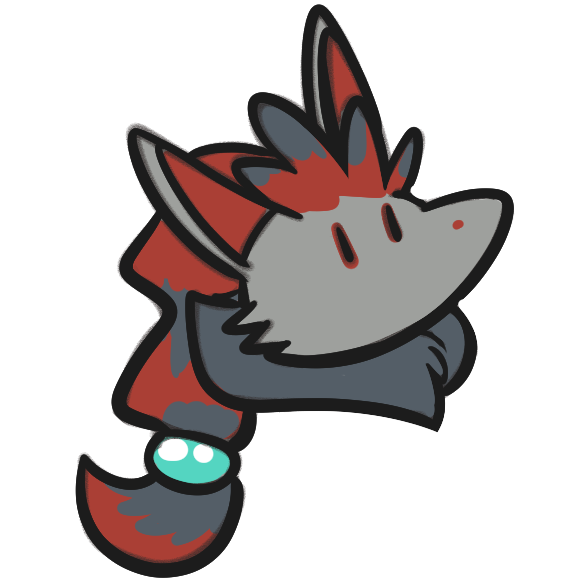 Zoroark Chibi Head